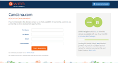 Desktop Screenshot of candana.com